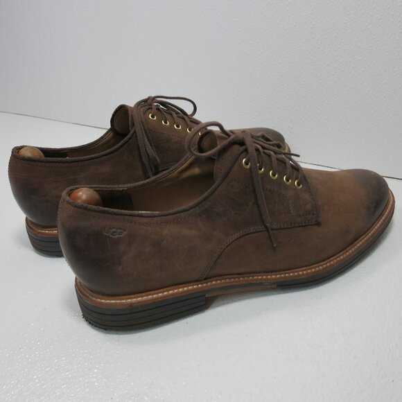 UGG Australia Mens Jovin 1018689 Brown Leather Oxford Treadlite Shoes US Men 13 - Picture 6 of 7